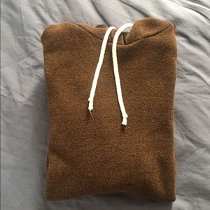 Cozy walnut brown pull-over hoodie